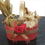 Mehendi Leather Baskets