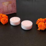 Round Wax Candles(Set of 2)