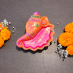 Hand Painted Ganpati Wax Diya