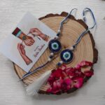 Evil Eye Rakhi and Lumba Set