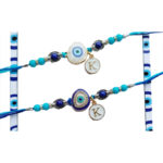 Customized Evil Eye Rakhi - Image 2