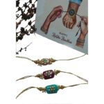 Kundan Charm Rakhi
