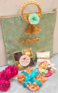 Raksha Bandhan Brocade Bag - Image 2